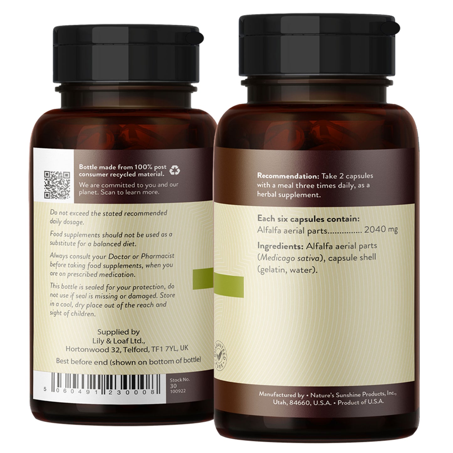 Alfalfa label information