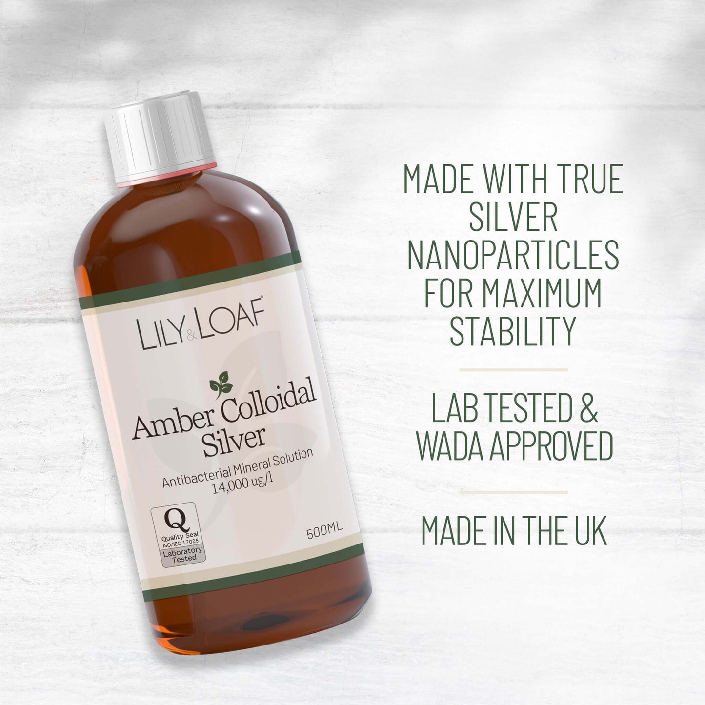 Amber Colloidal Silver 500ml Facts & Beneifts