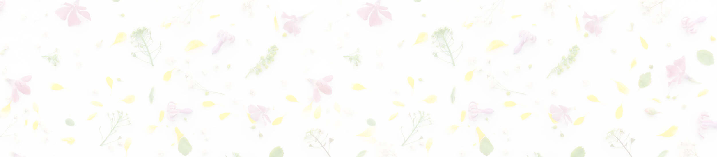 scattered flower petals and leaves representing aromatherapy