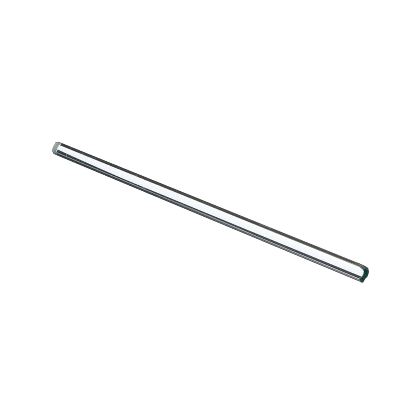 Glass rod on a white background