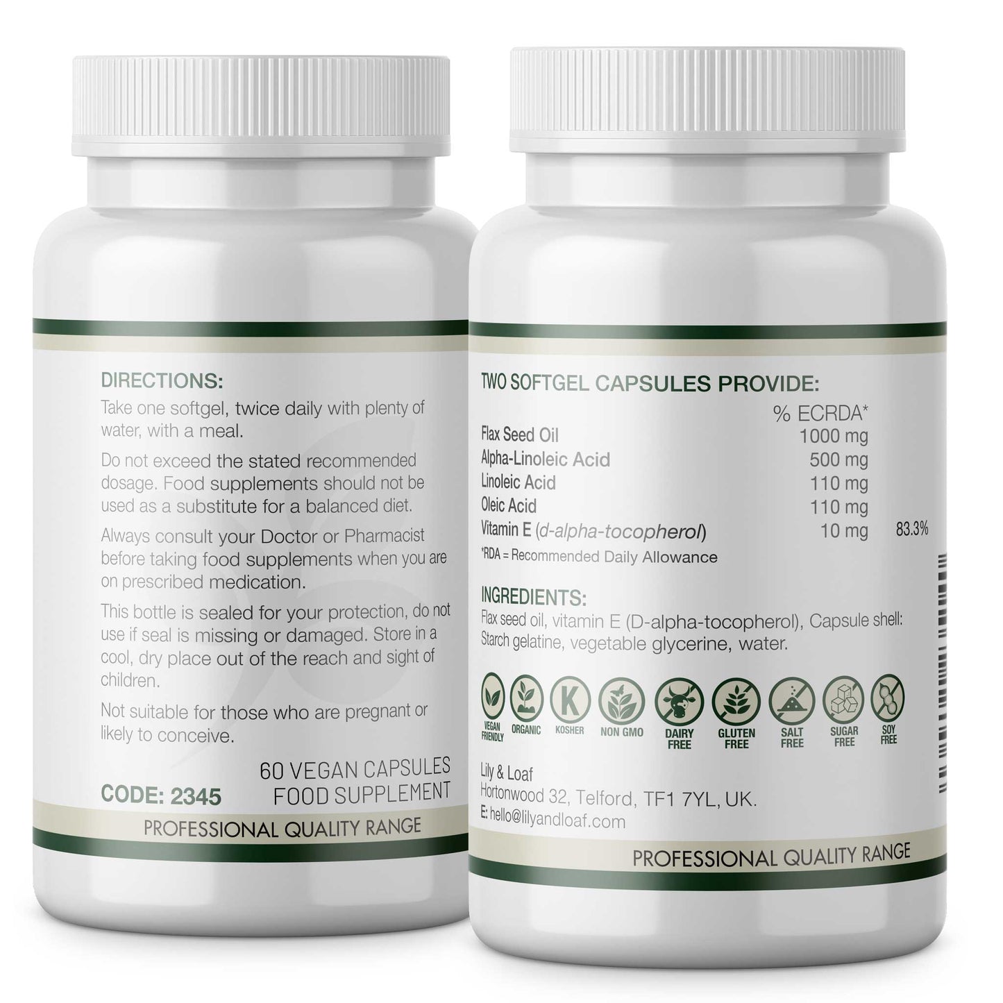 Omega 3-6-9 label information