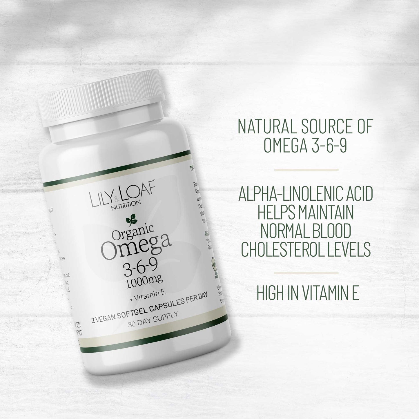 Omega 3-6-9 famle hands promoting healthy skin