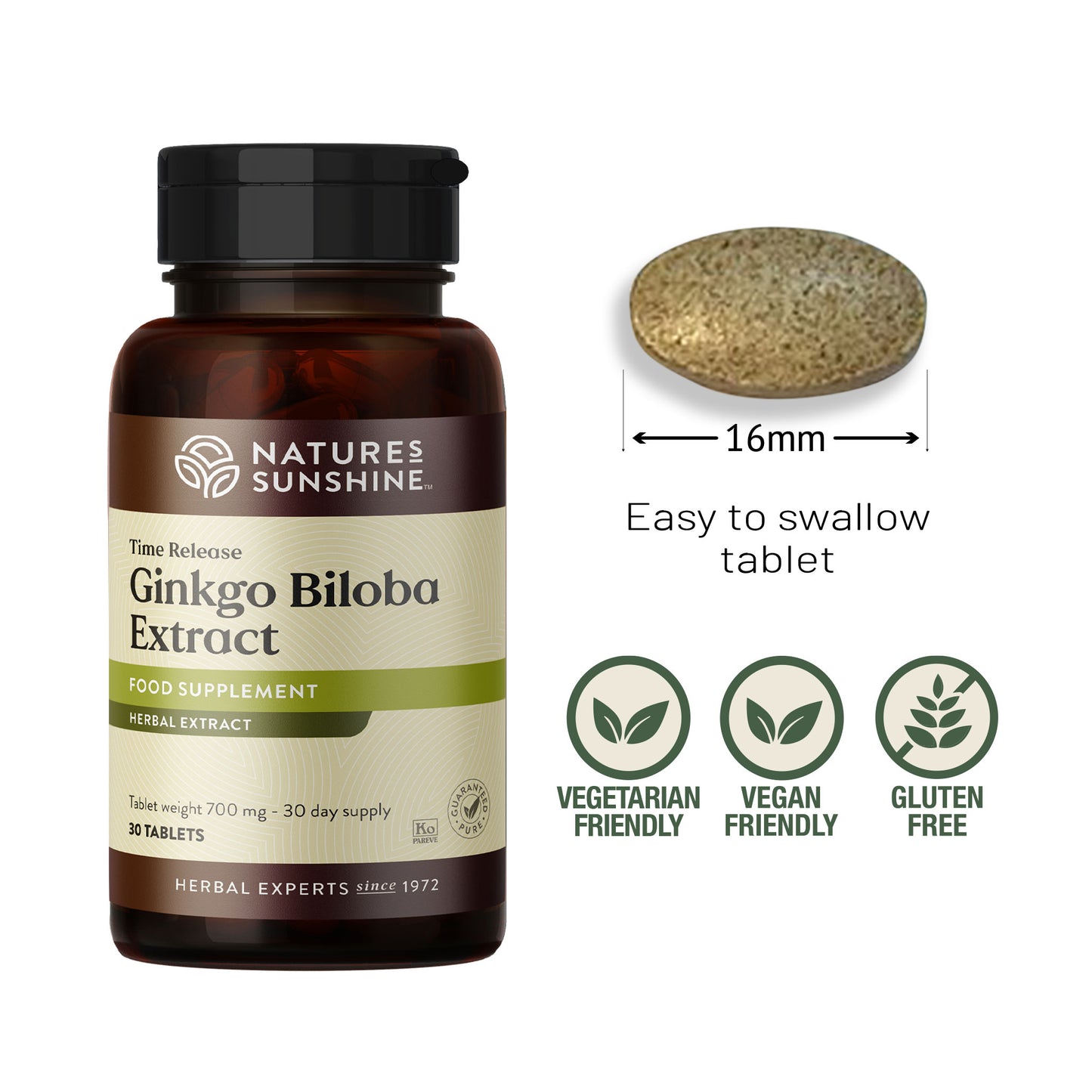 Ginkgo Biloba Extract vegan and vegetarian friendly