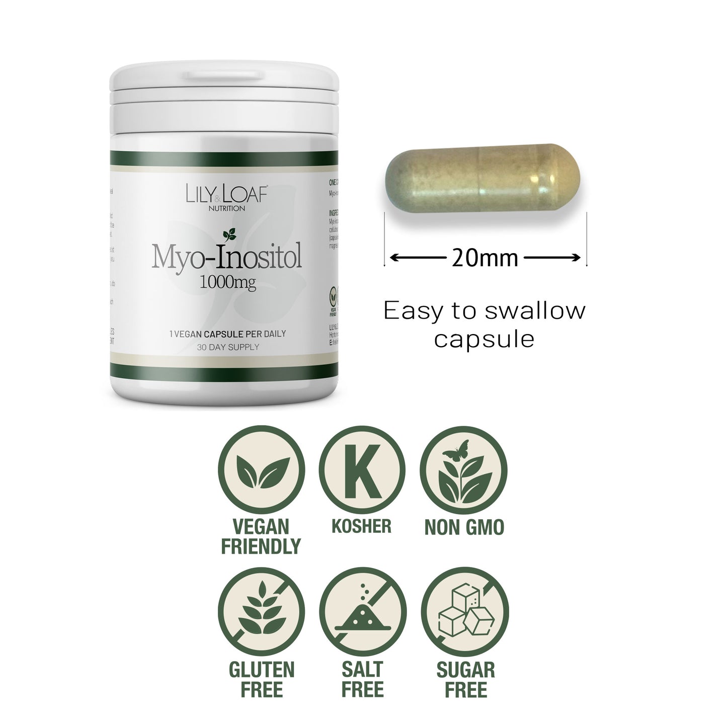 Myo-Inositol 1000mg female pulling faces