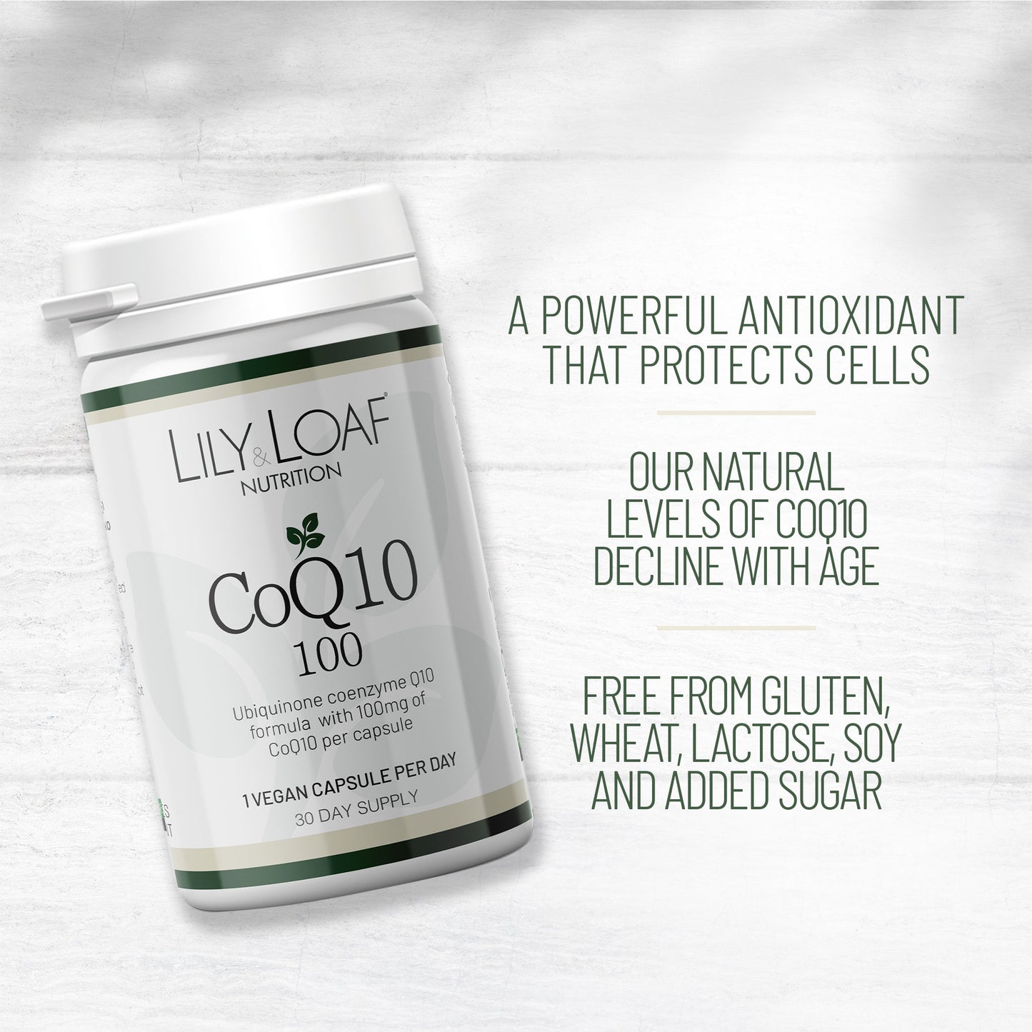 CoQ10 Ubiquinone 100mg facts and benefits