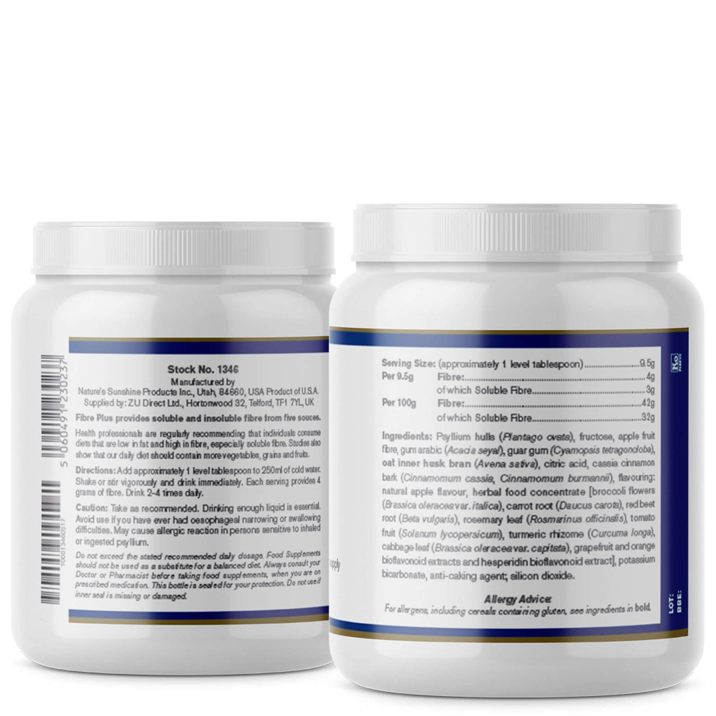 Fibre Plus label information
