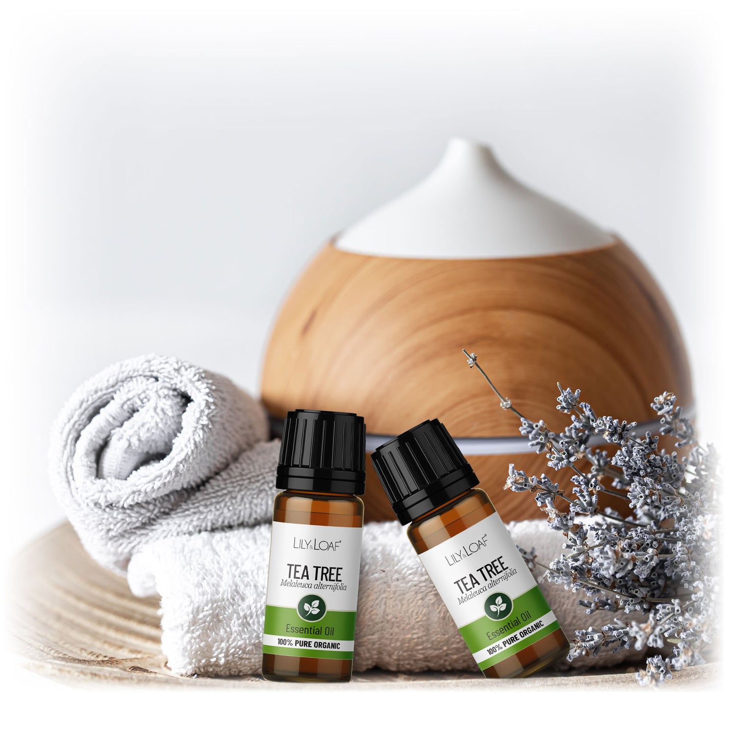 Tea Tree 10ml (Organic) with diffuser