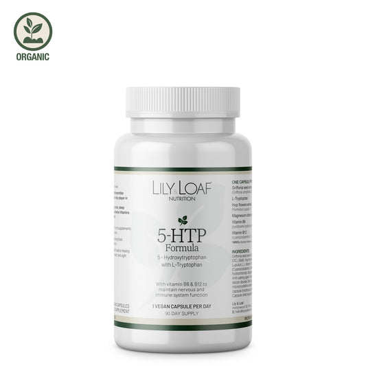 5 HTP with L-Tryptophan front