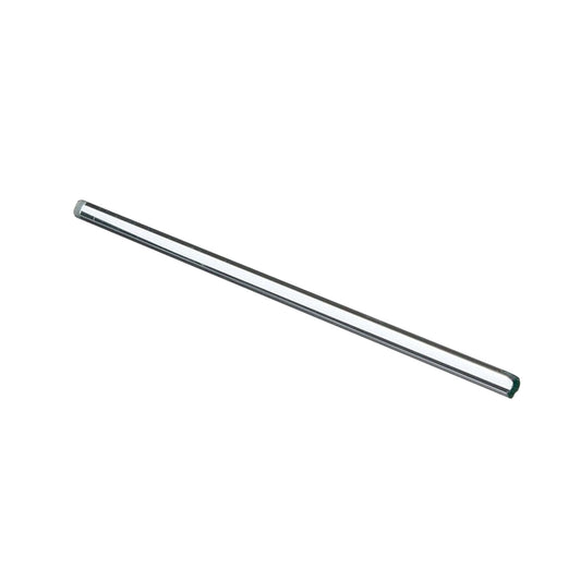 Glass rod on a white background