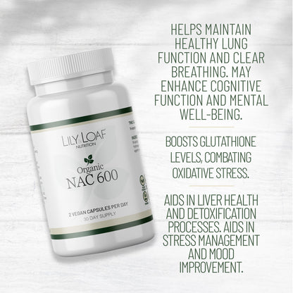 NAC600 nutrition facts