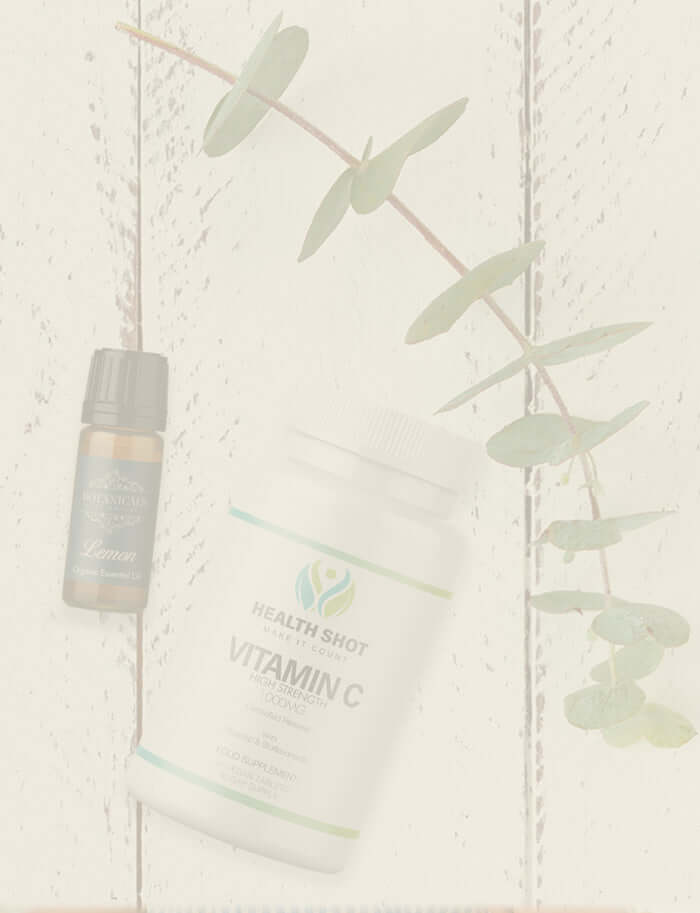 Private Label goods surrounded by eucalyptus leaves
