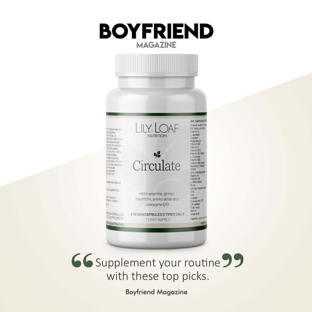 Highlighted by Boyfriend Magazine, Lily & Loaf's Circulate supplements for a healthful routine.