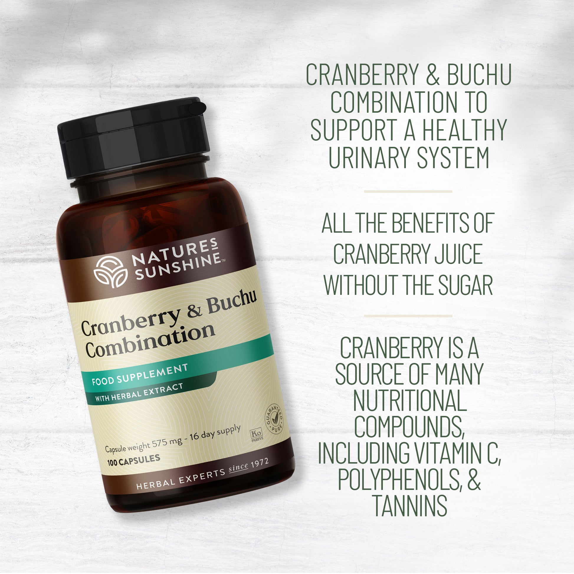 Cranberry & Buchu Combination  90 day money back guarantee