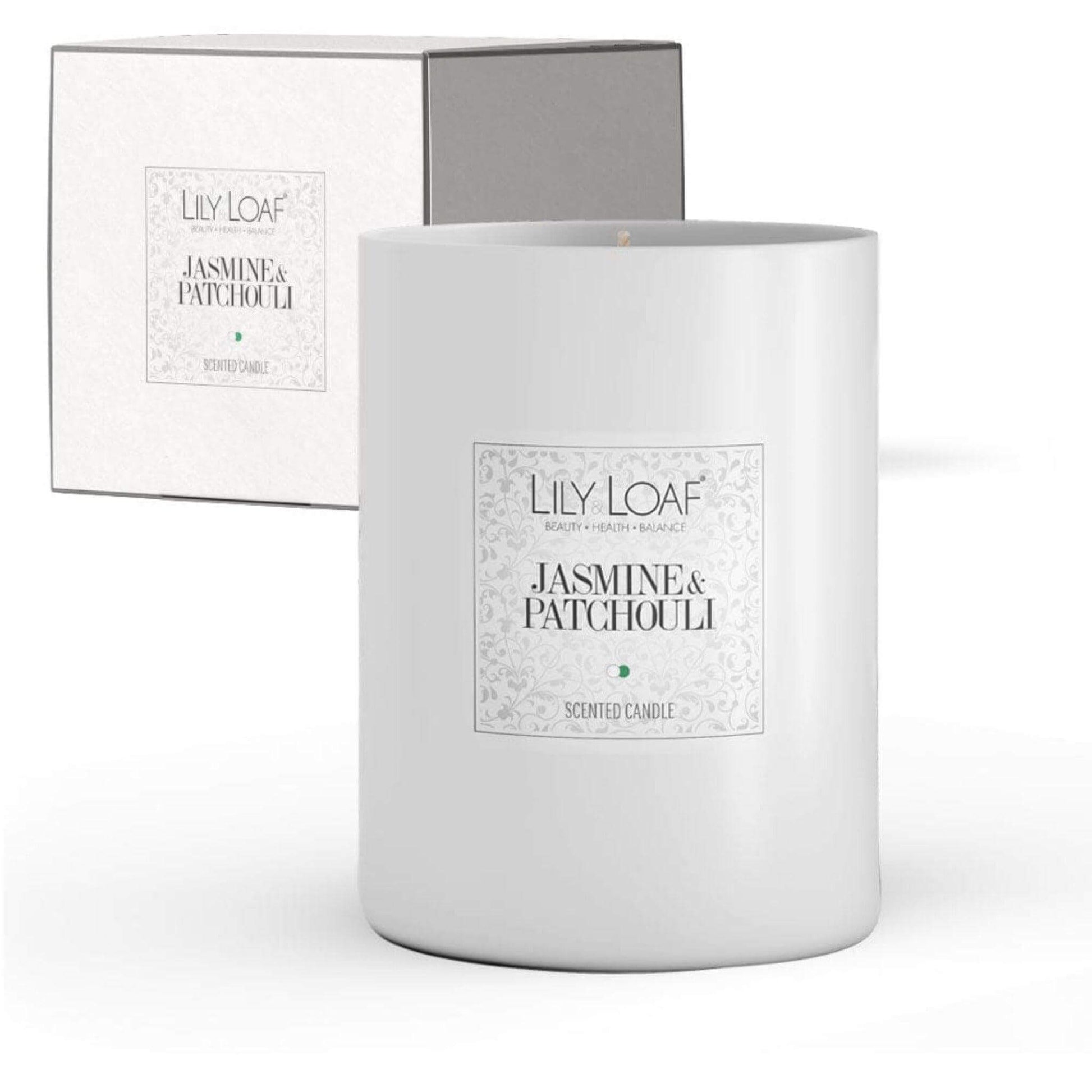 Jasmine & Patchouli Soy Wax Candle with gift box