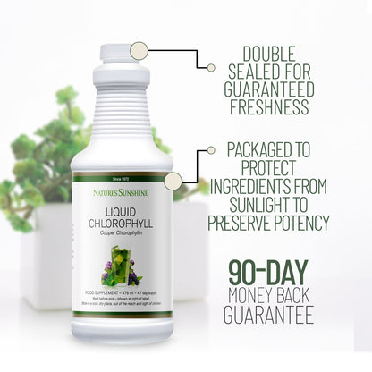 Liquid Chlorophyll label information