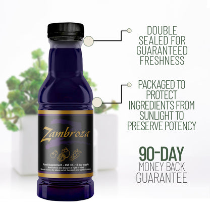 Zambroza® 90-day money back guarantee