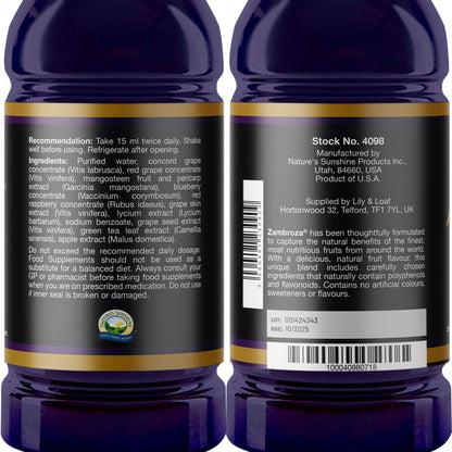 Zambroza® label information