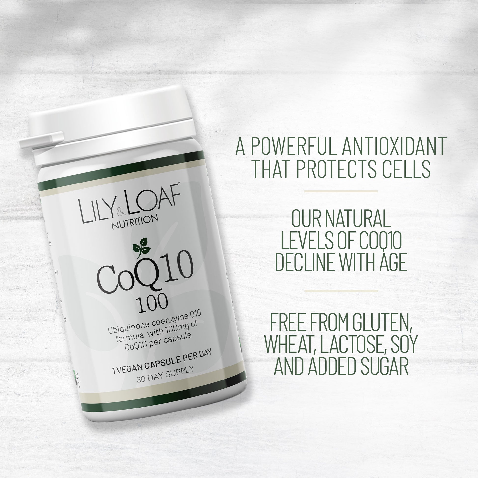 CoQ10 Ubiquinone 100mg  facts and benefits