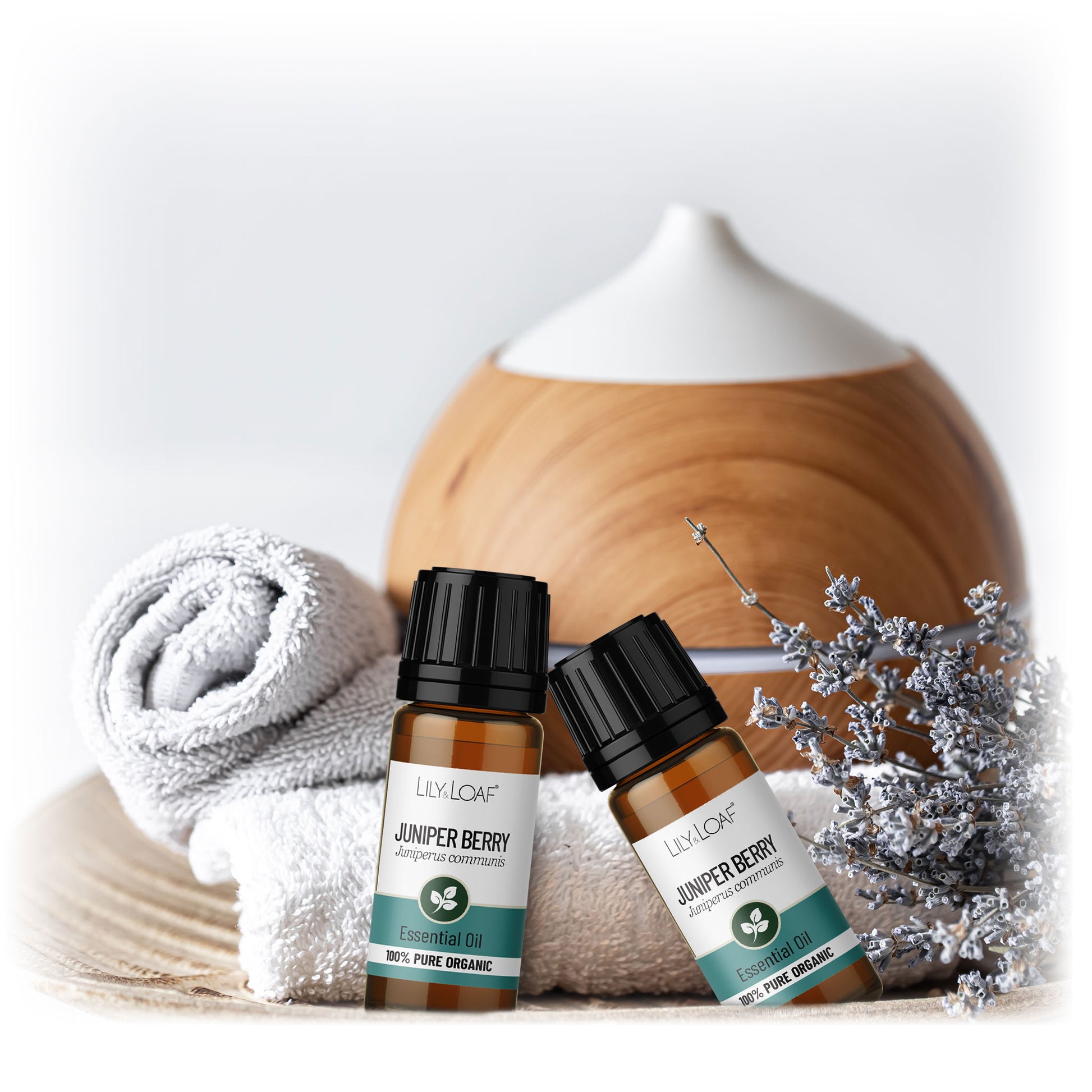 A man in a bubble bath Juniper Berry Organic Essential Oil