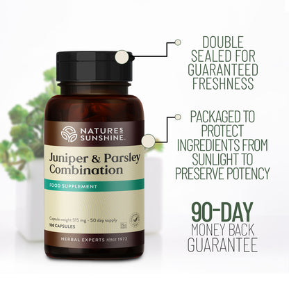 Juniper and Parsley Combination facts and benefits