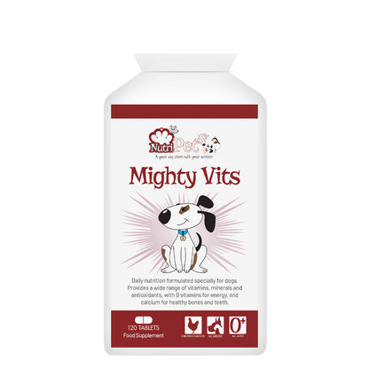 Nutri-Pets Mighty Vits Tablets front label