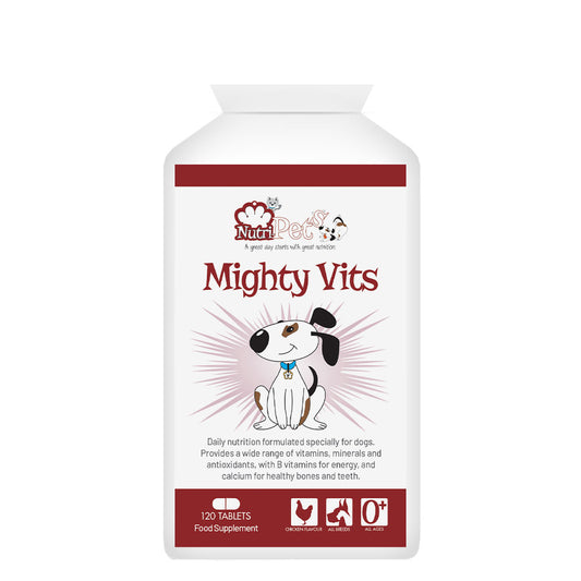 Nutri-Pets Mighty Vits Tablets front label