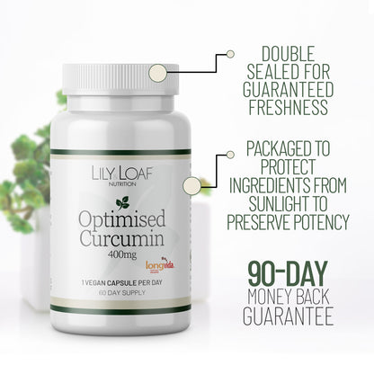 Optimised Curcumin front illustrative picture of female promoting joint support
