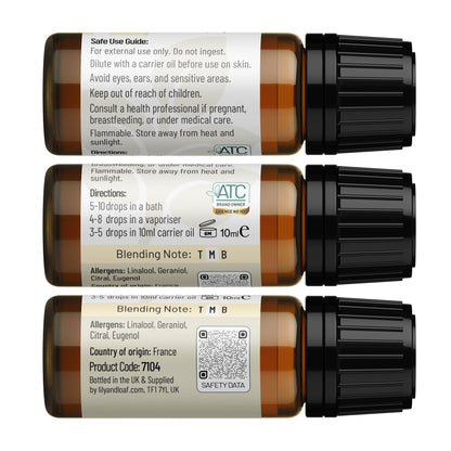 Roman Chamomile 10ml label information